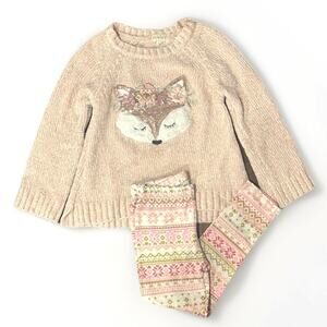 btween Fox Sweater & Leggings Set 6x